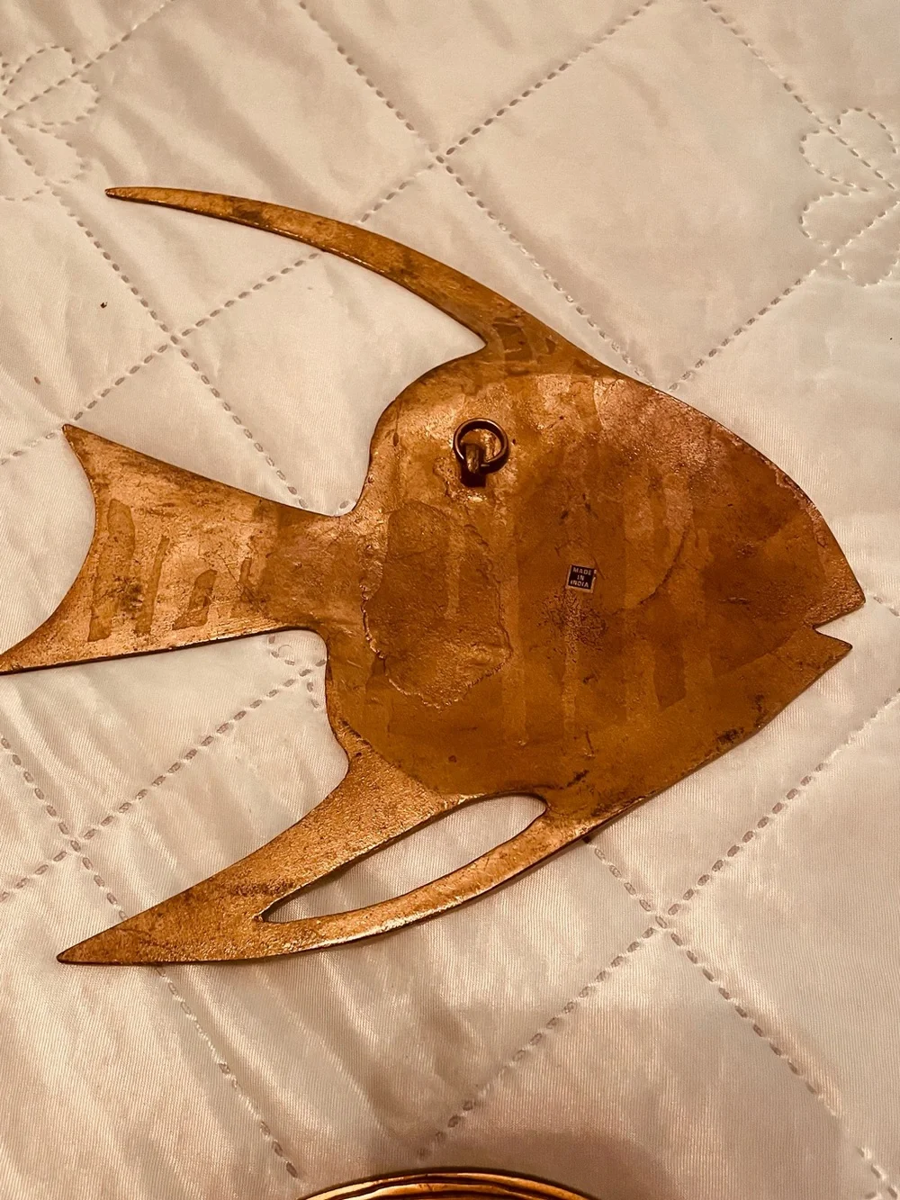 Brass Fish Wall Accents - Set of 3